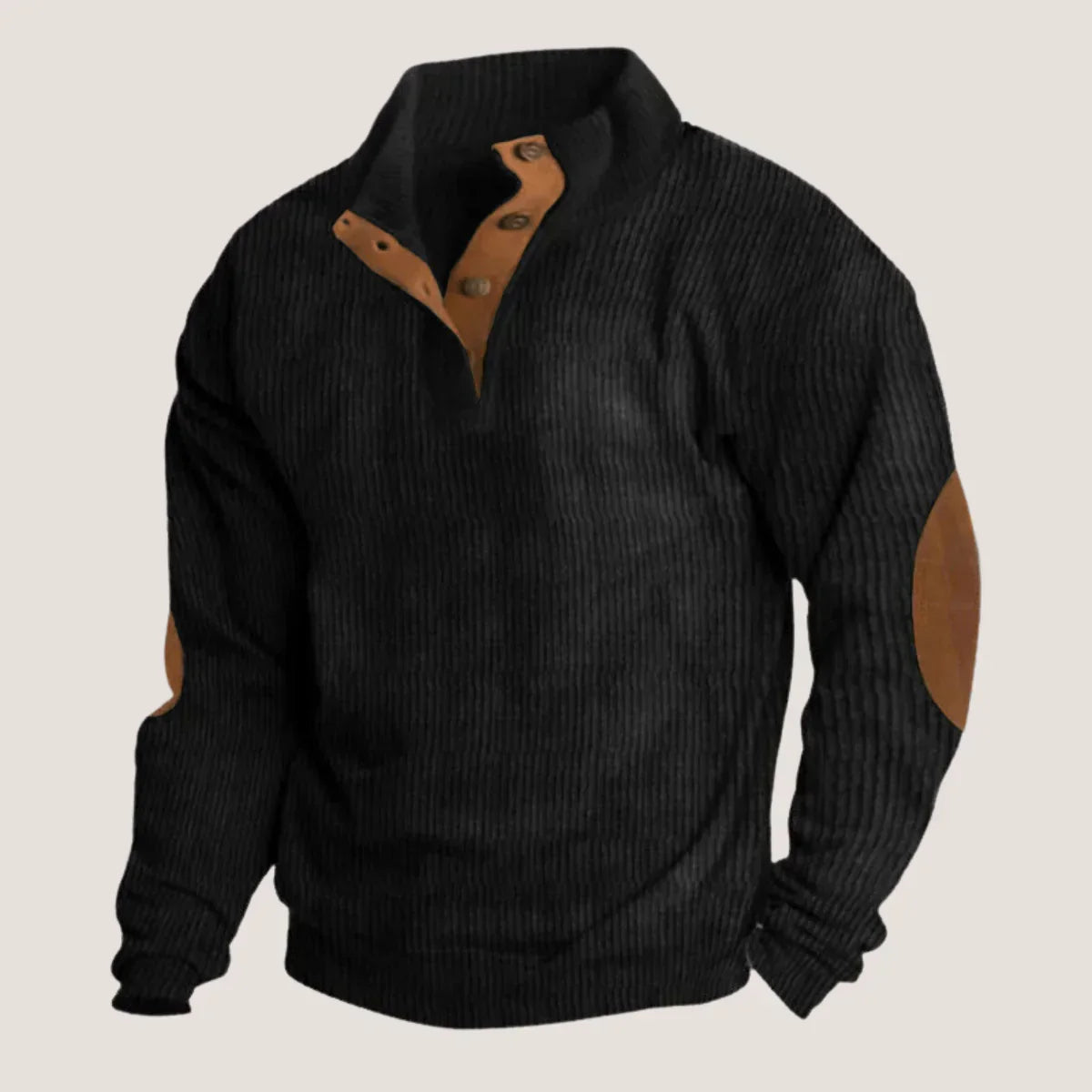 Kolly Ribbed Sweater For Men Soft Durable Knitwear For Everyday Style And Warm Comfort