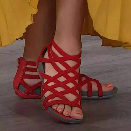 Women's Summer Sandals with Adjustable Straps and Breathable Design
