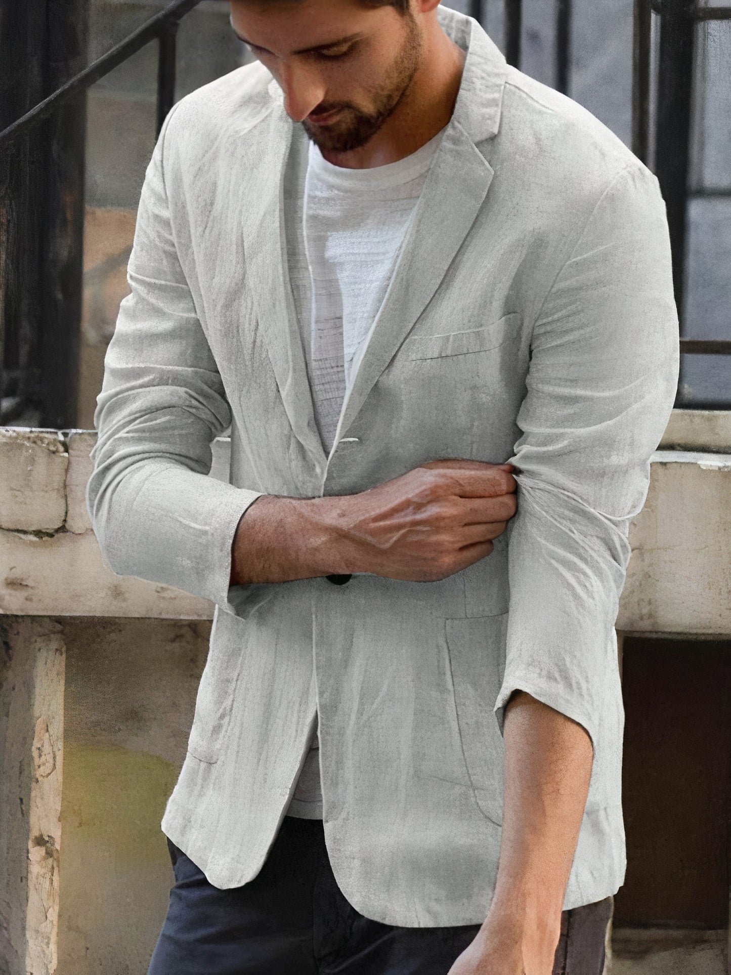 Mickaël Men's Jacket Modern Elegance And Everyday Comfort Ideal For Work And Casual Smart Style
