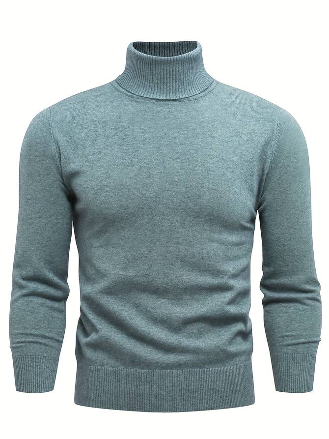 Lysander Turtleneck for Men Versatile Comfort and Timeless Style in Soft Premium Knit
