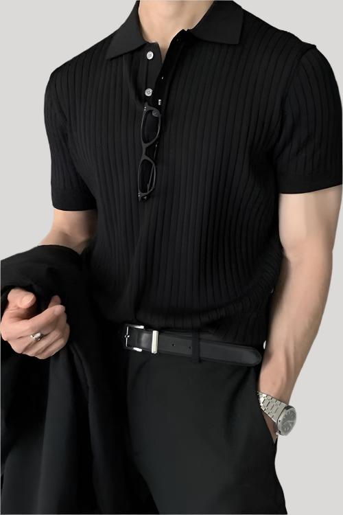 Alex | Elegant Woven Polo Shirt for Men