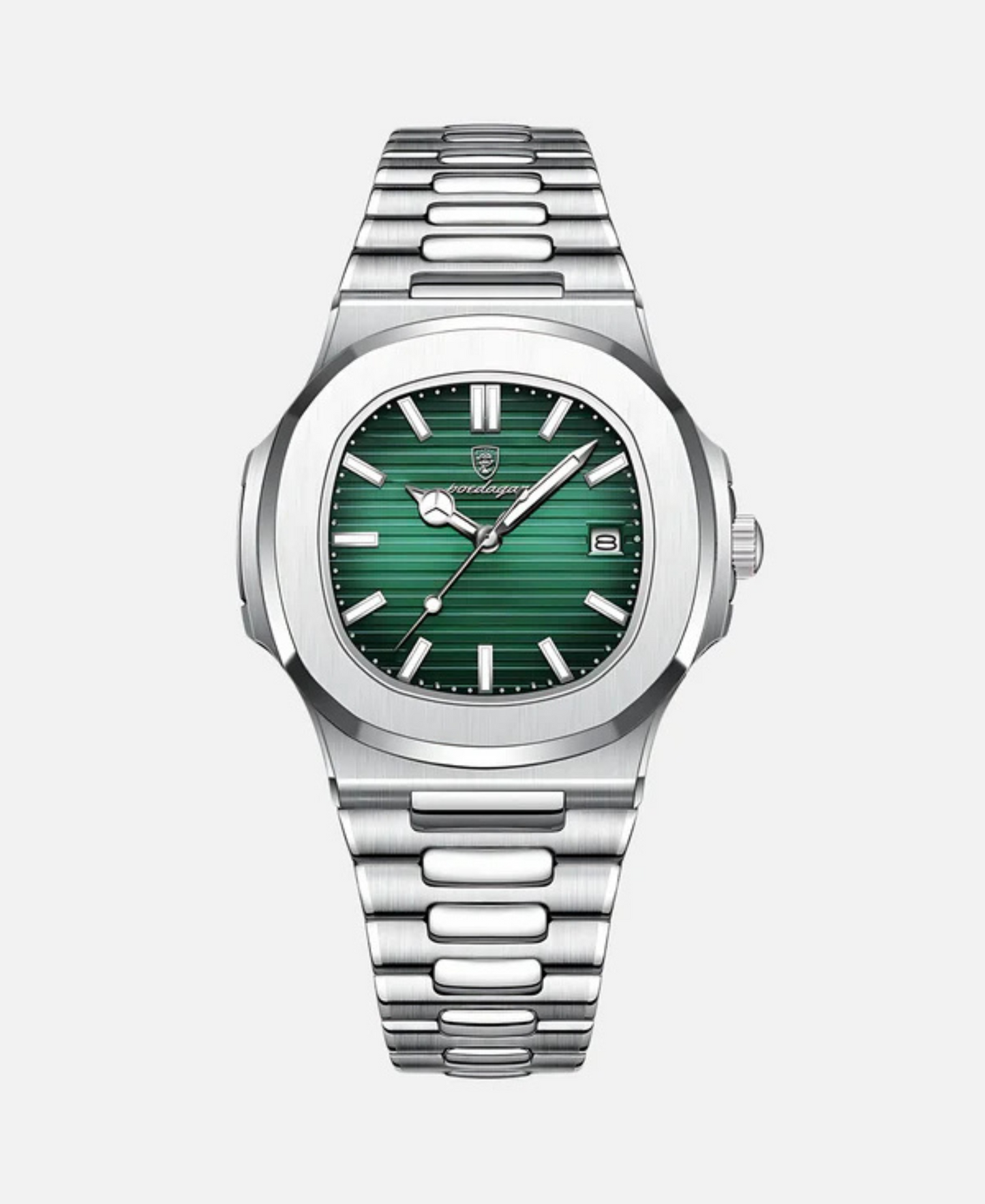 Quartz Wristwatch For Men With Sapphire Glass Precision Movement And Scratch Resistant Crystal