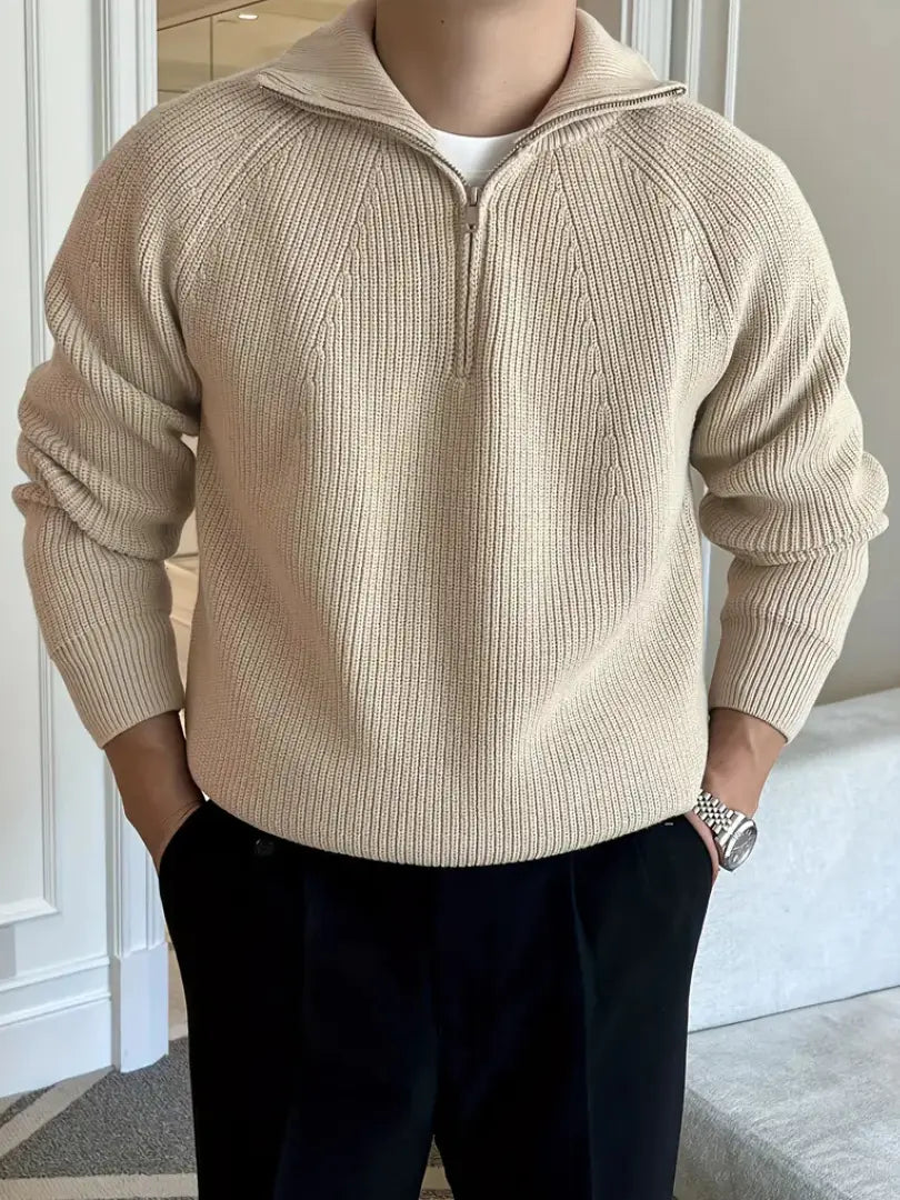 Nita Knitted Sweater For Men Soft Breathable Casual Knitwear With All Day Comfort