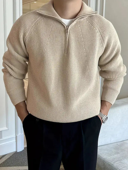 Nita Knitted Sweater For Men Soft Breathable Casual Knitwear With All Day Comfort