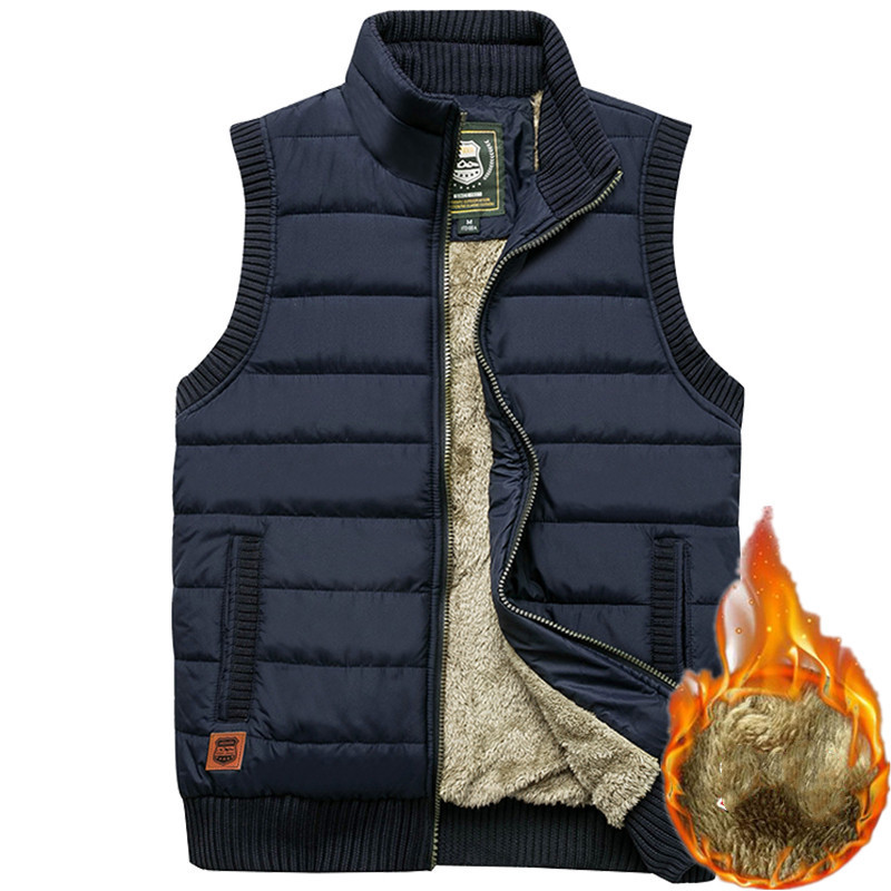 Levi Fleece Bodywarmer For Men Premium Insulated Quilted Vest Warm Winter Outerwear
