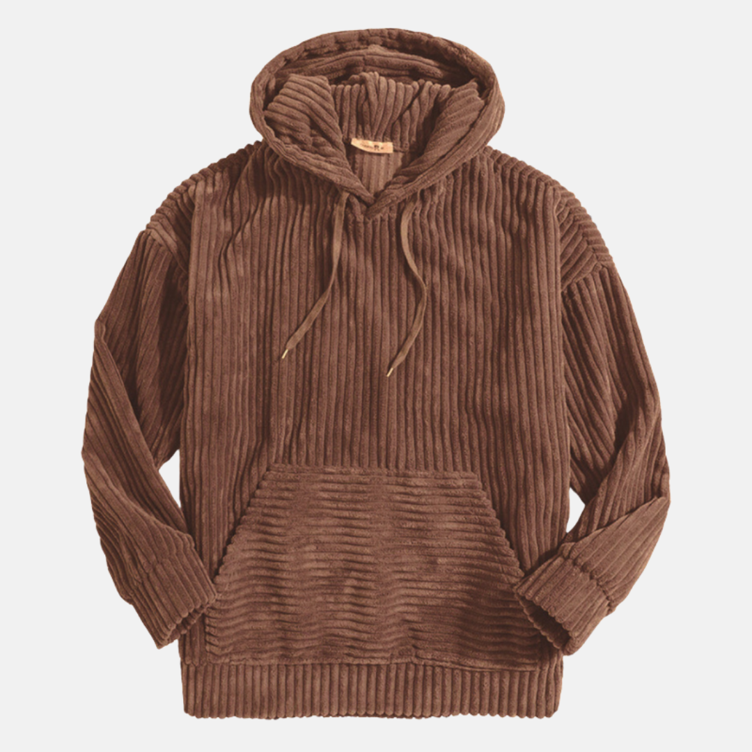Ronie | Classic Hoodie made of Corduroy Material for Men
