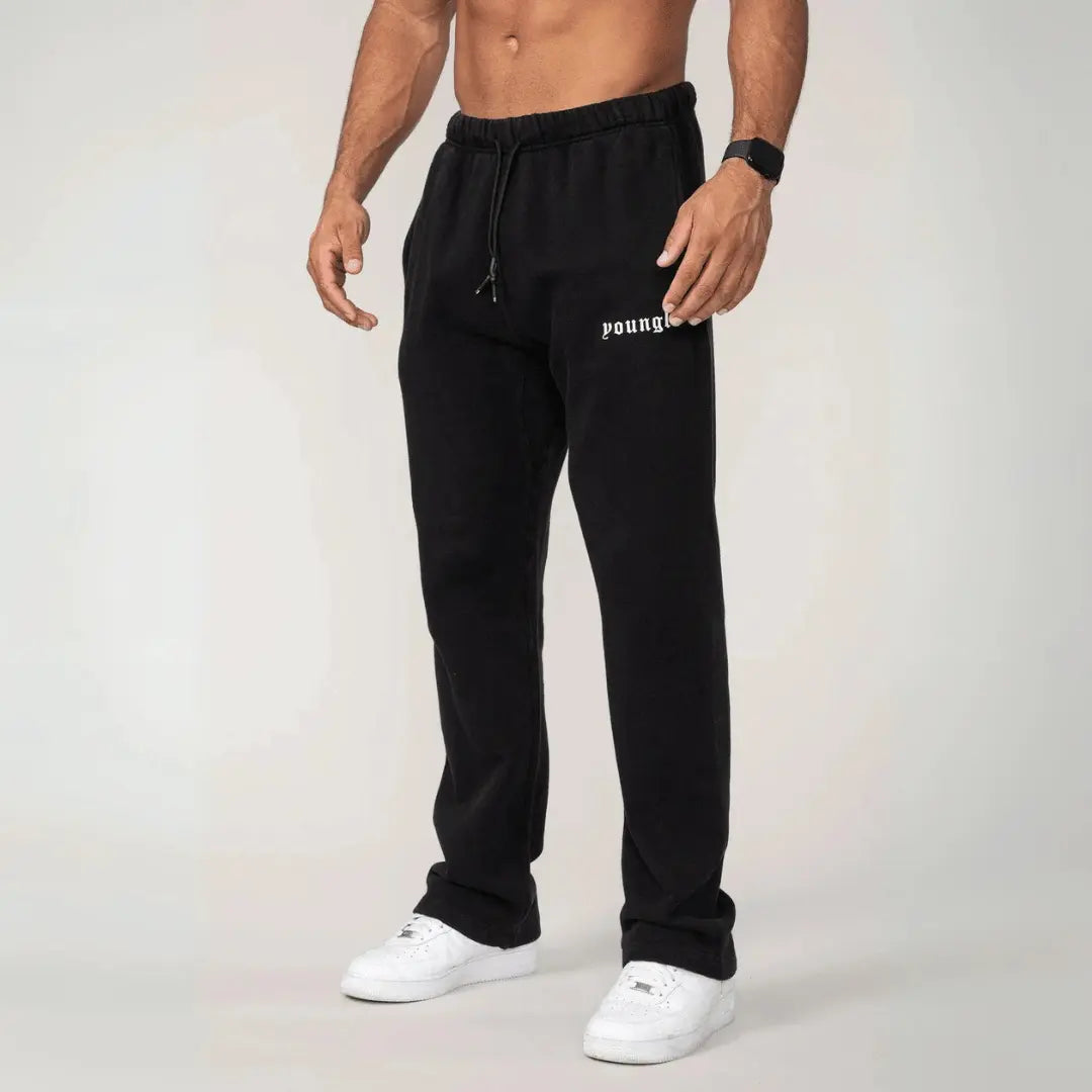 Waylynn Mens Classic Fit Sweatpants Elastic Waistband Drawstrings Soft Fleece For Everyday Wear