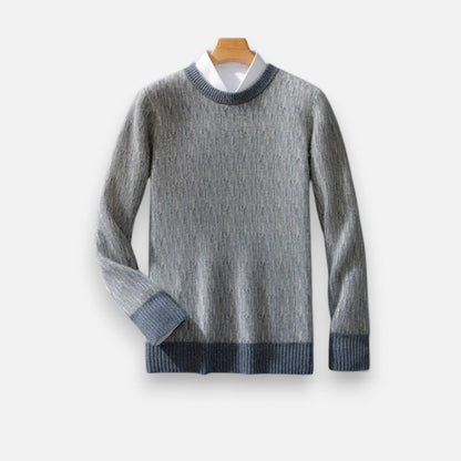 Ancient World | Men's Cashmere Sweater Classic Round Neck