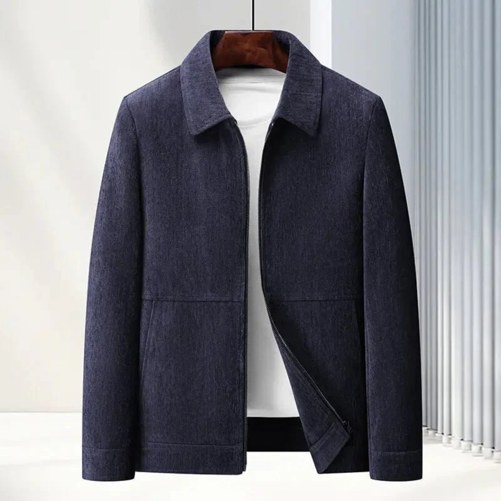 Mens Casual Elegant Wool Blend Jacket For Warmth And Timeless Style Versatile Everyday Wear