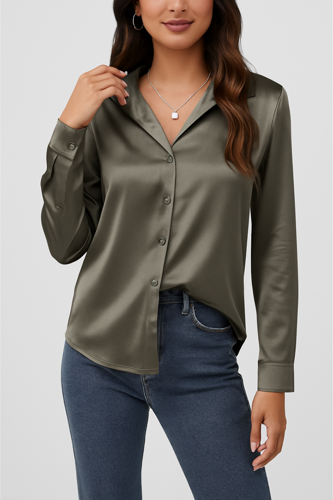 Women’s Button-Up Shirt | Long Sleeve