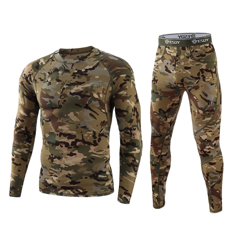 TrendAura Nordvail Thermal Base Layer Set for Men With Dense Fur Lining and Heat Lock Technology