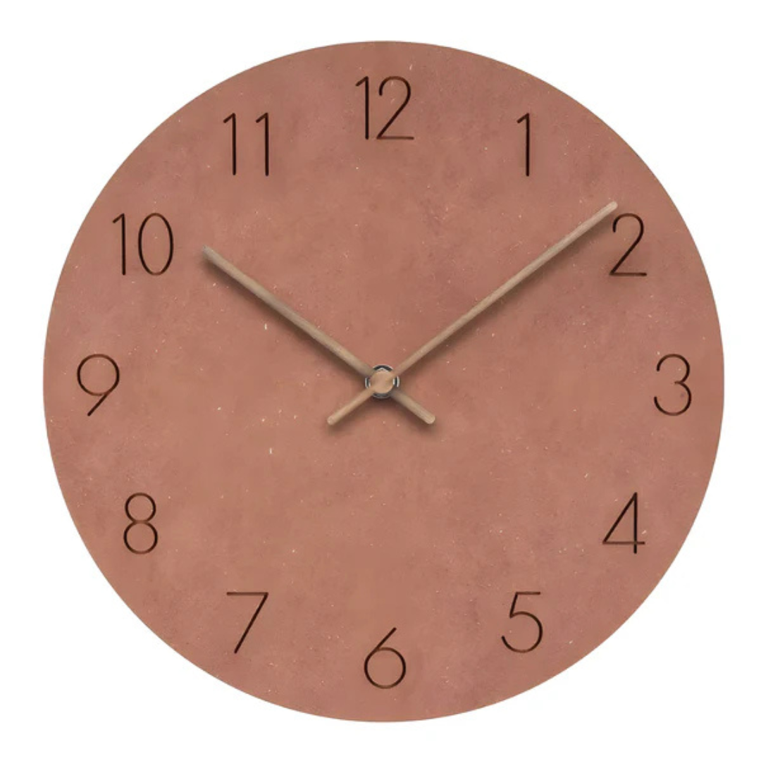 Nork Minimalist Wooden Wall Clock With Silent Precision For Modern Homes A Timeless Statement Piece