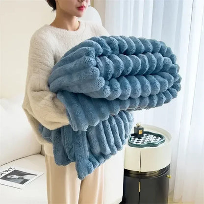Ultra cozy quilted comfort blanket
