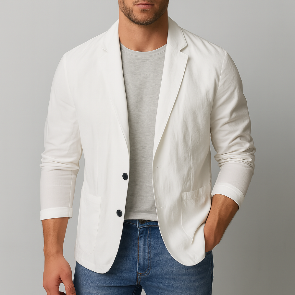 Men's Slim Fit Blazer Tailored Modern Style For Versatile Business To Evening Wear