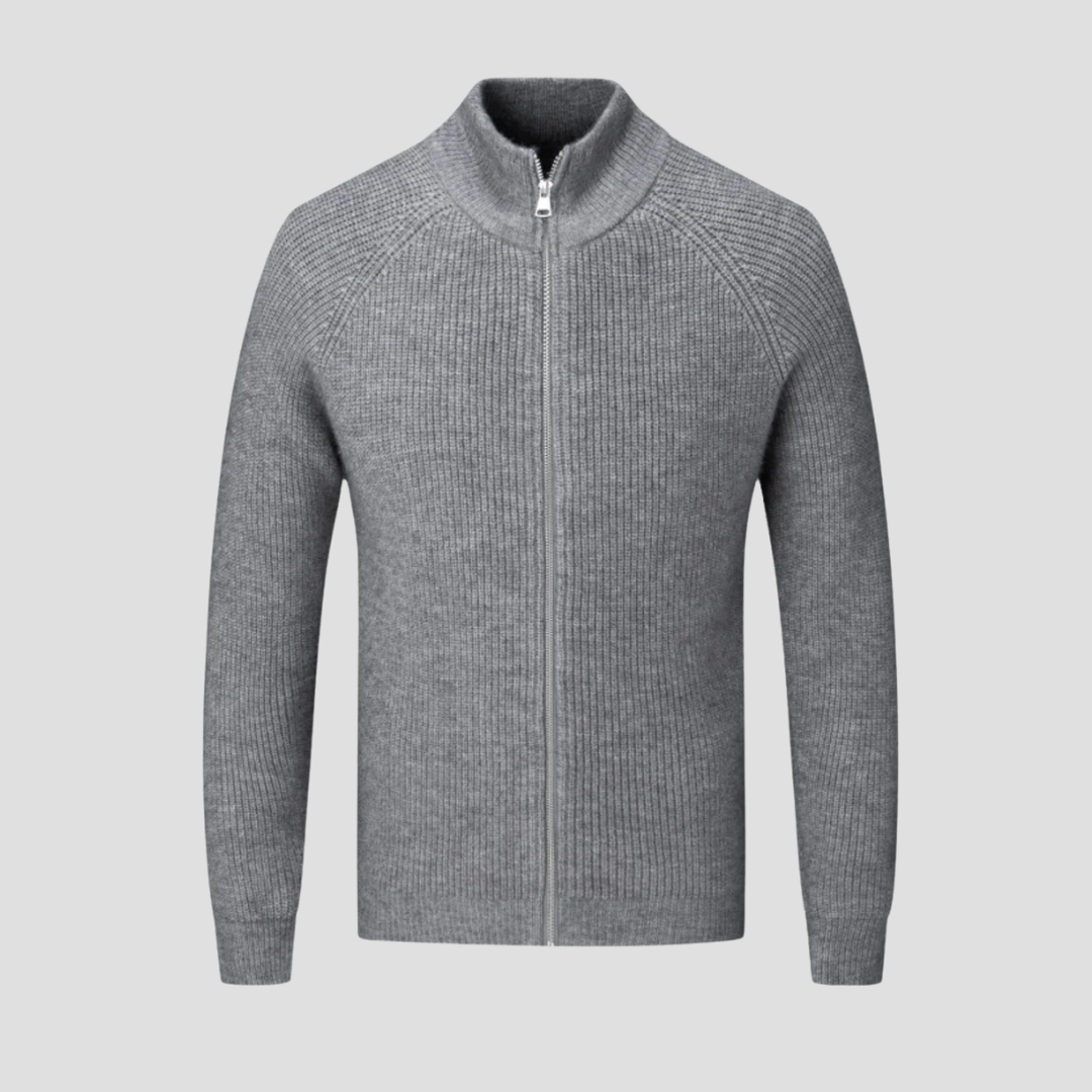 TrendAura | Men’s Zip Cardigan
