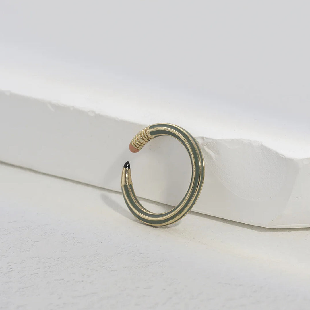 Gold Pencil Ring