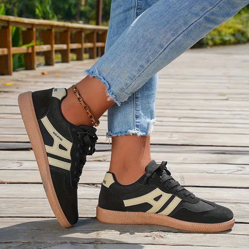 Megan Womens Casual Lace Up Sneakers Lightweight All Day Comfort For Everyday Walking
