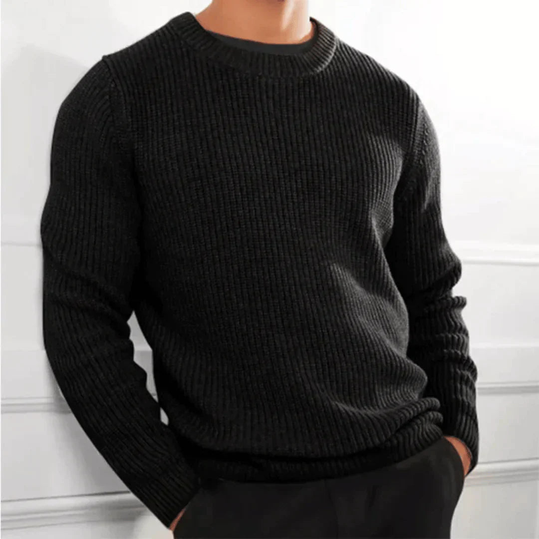 Men's Winter Sweater Classic Knit Crew Neck Premium Warmth For Everyday Comfort Wear