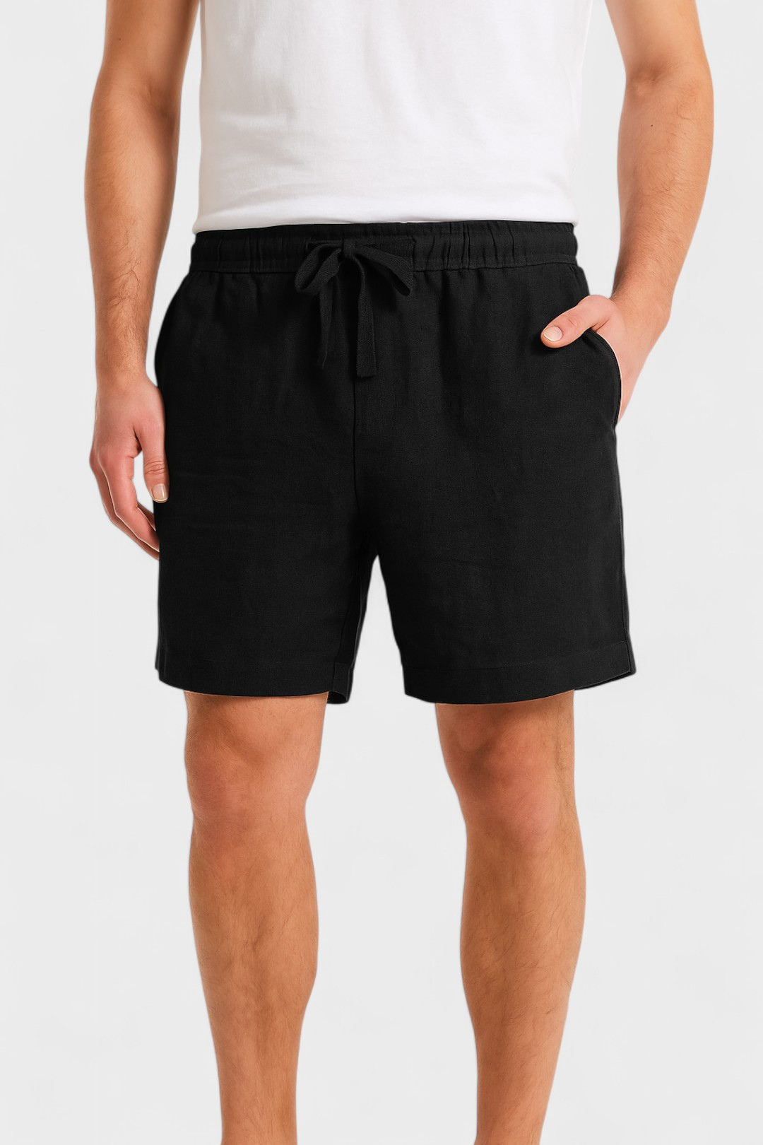 Men's Relaxed Fit Shorts With Adjustable Drawstring Waist For Men Everyday Summer Comfort