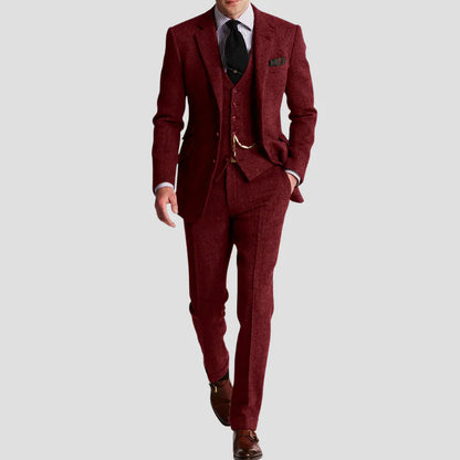 Men's Vintage 3 Piece Suit Complete Set Timeless Classic