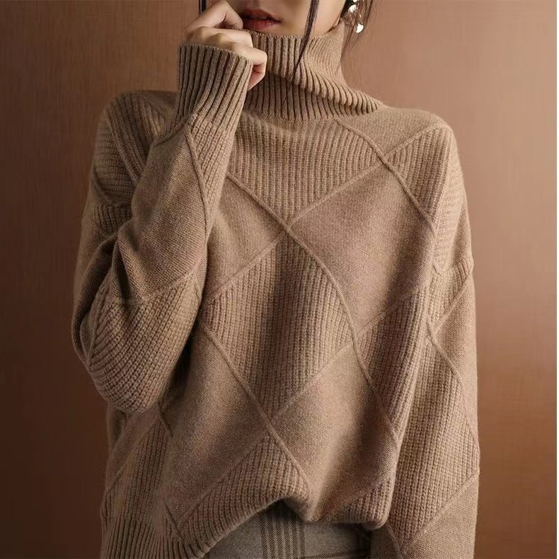 Women’s Sweater with Collar Neck