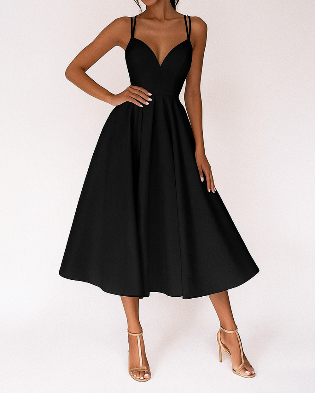 Womens Wedding Guest Dress | Formal V Neck
