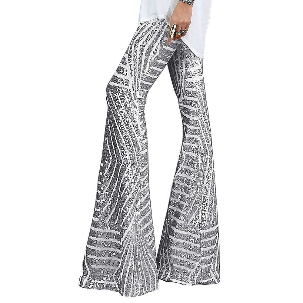 Flared Sequin Pants For Women | Glamour