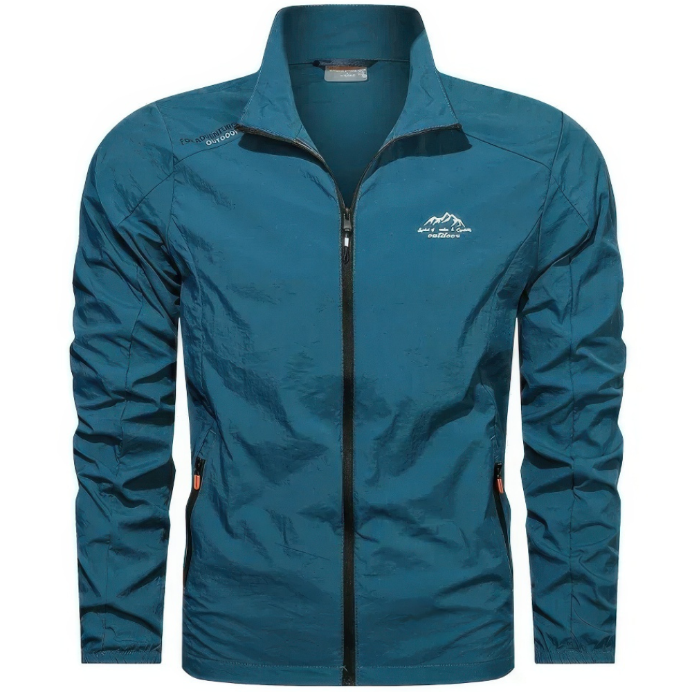 Summer Jacket For Men Windbreaker | With Zipper Closure