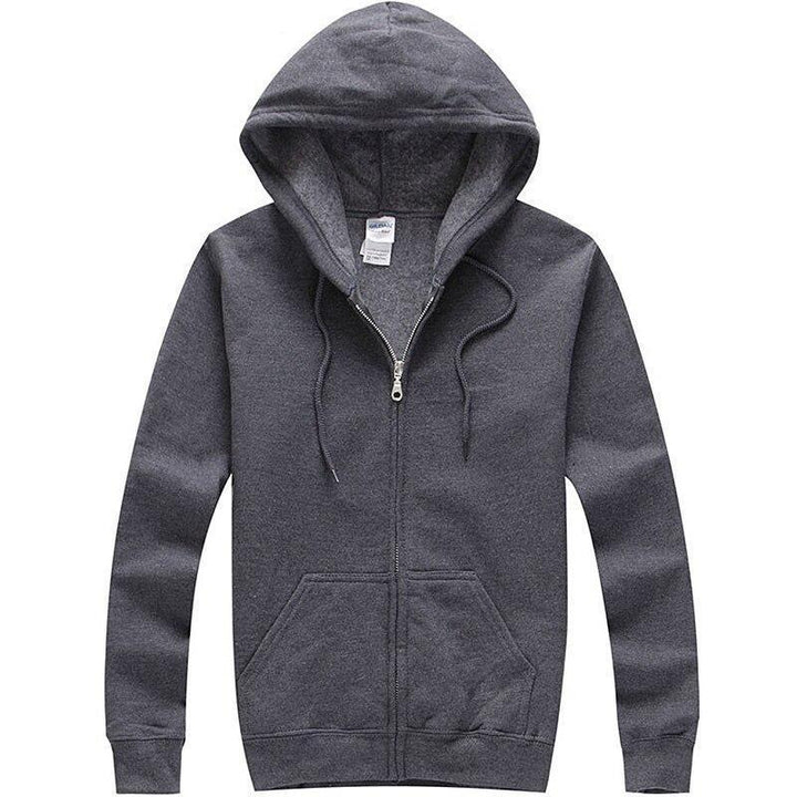 Mens Casual Zip Up Hoodie For Active Men Versatile Gym And Streetwear Comfort All Day