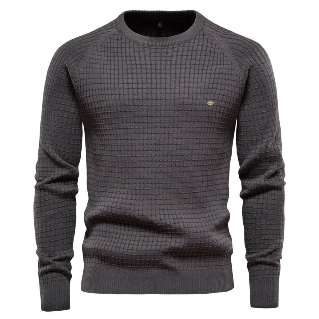 Warm knitted pullovers for men | Long sleeves
