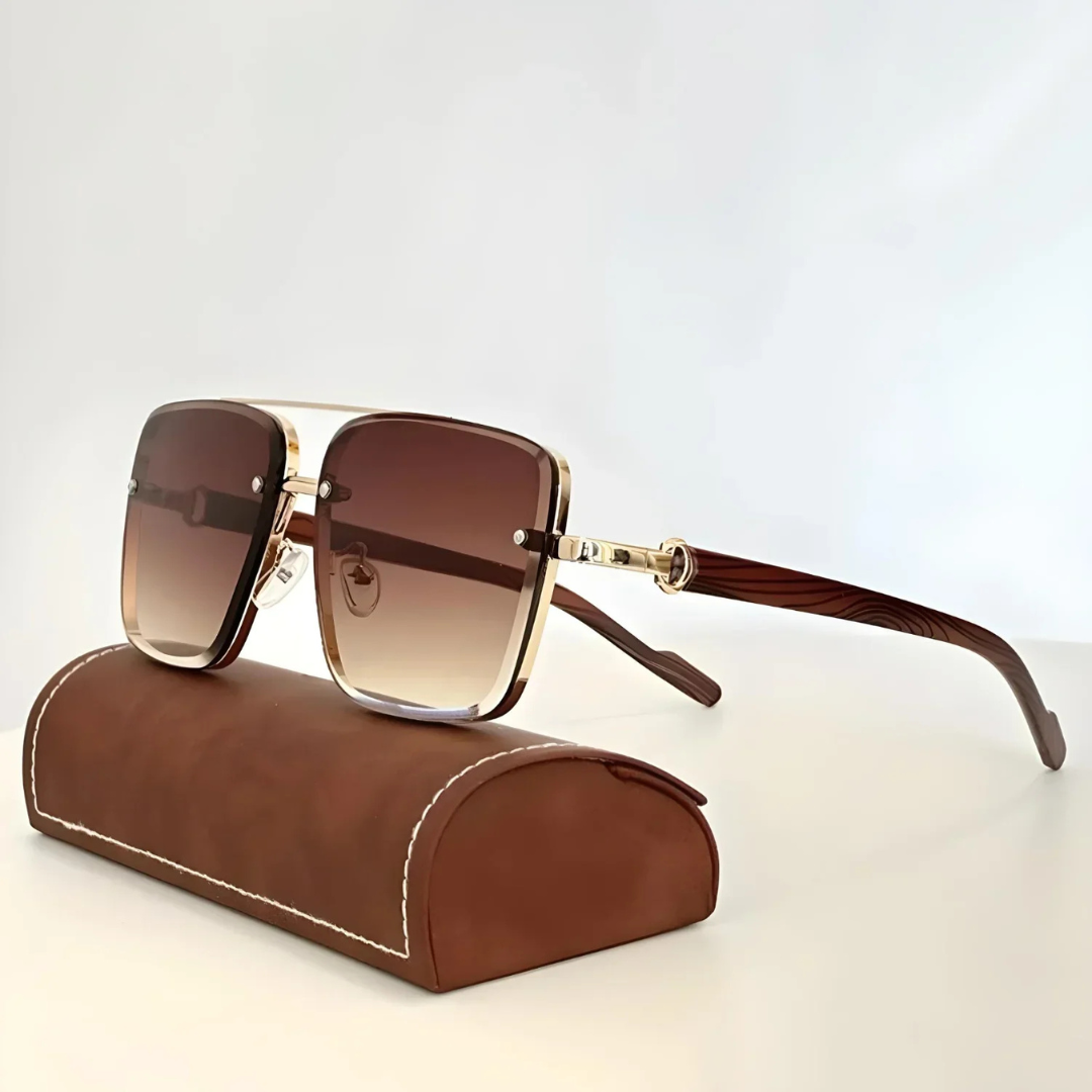 Sean Polarised Sunglasses for Men, Lightweight Frames, Glare Reducing Lenses, All Day Sun Protection