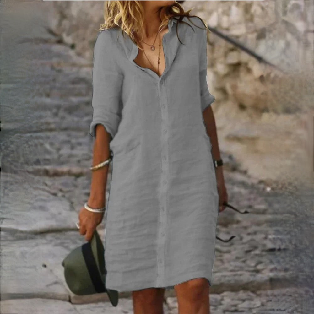 Ina Dress Lightweight Elegant Casual Dress For Women With Soft Comfort And Flattering Fit