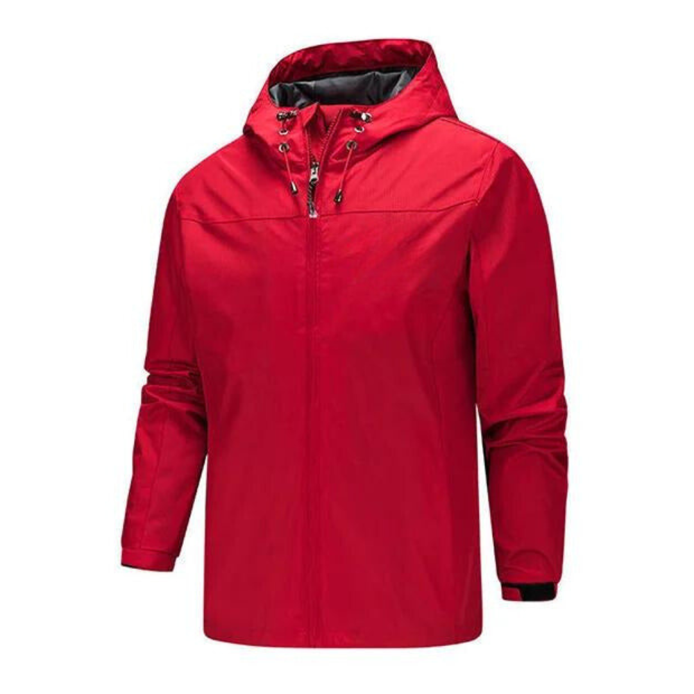 Men's Waterproof Hooded Jacket With Insulated Lining For Warmth And Dryness Ideal For Commuters And Outdoor Enthusiasts