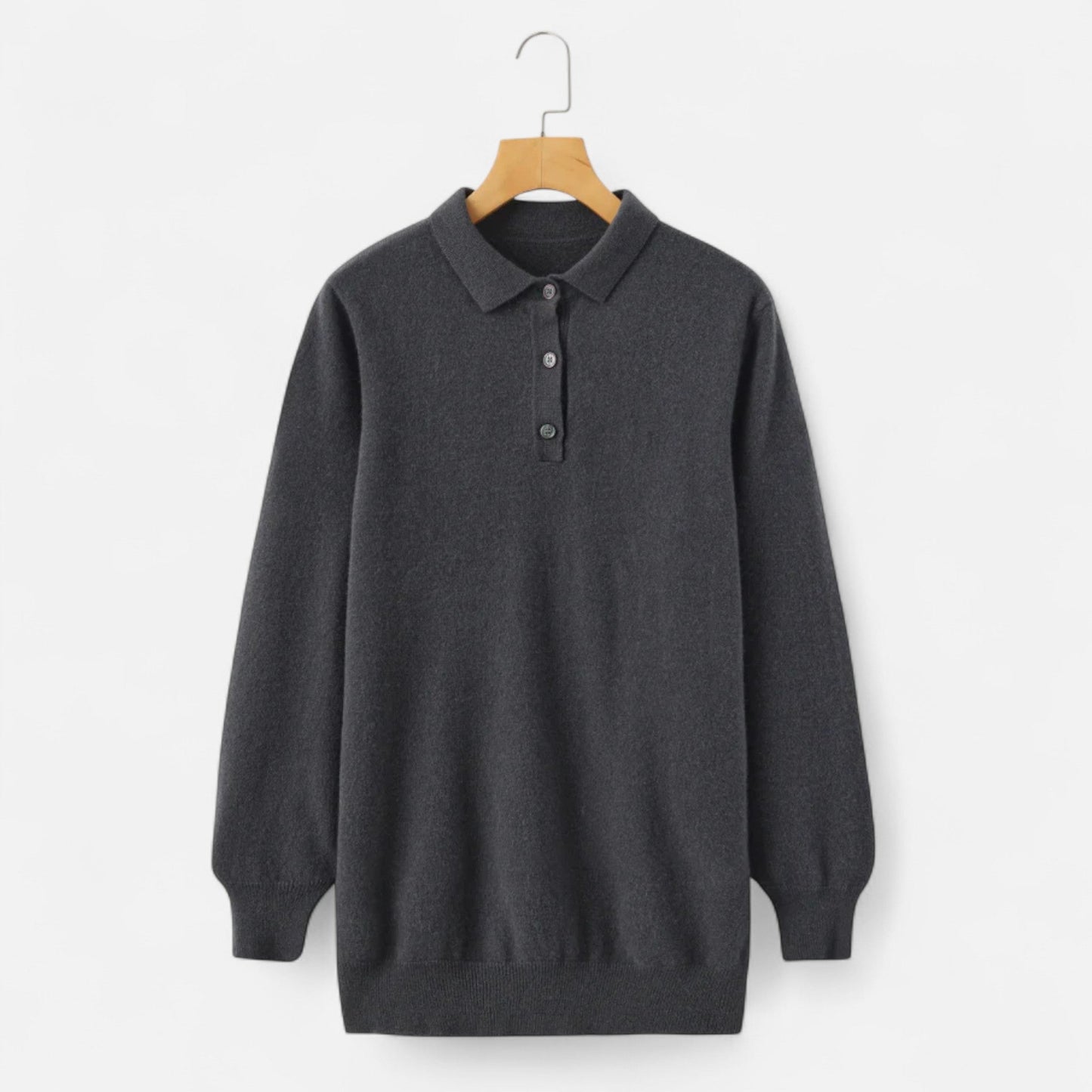 Ancient World | Men's Merino Wool Polo Collar Sweater