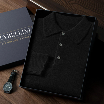 Polo Shirt For Men Breathable Natural Fabric With Ribbed Collar And Cuffs Versatile Smart Casual To Weekend Wear