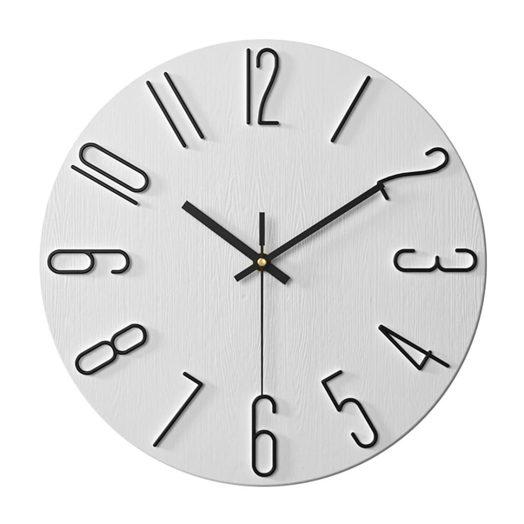 Noble Modern Wall Clock For Living Room Precision Timekeeping Minimalist Elegant Home Accent For Design Lovers