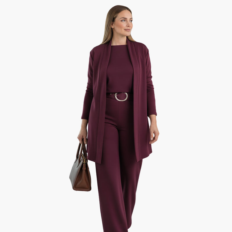 Women's Business Three-Piece Suit – Elegant and Versatile Outfit for Everyday and Office