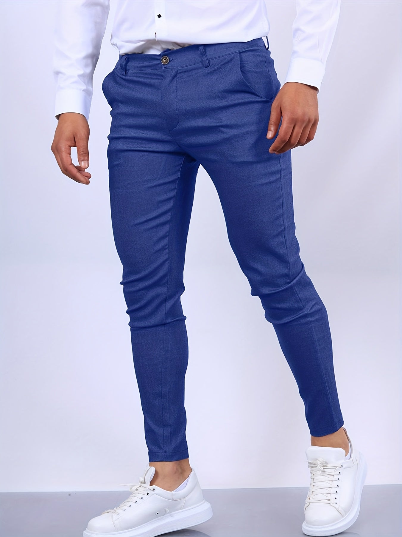 Romus | Elegant Slim Fit Pants – Modern Cut and Refined Style