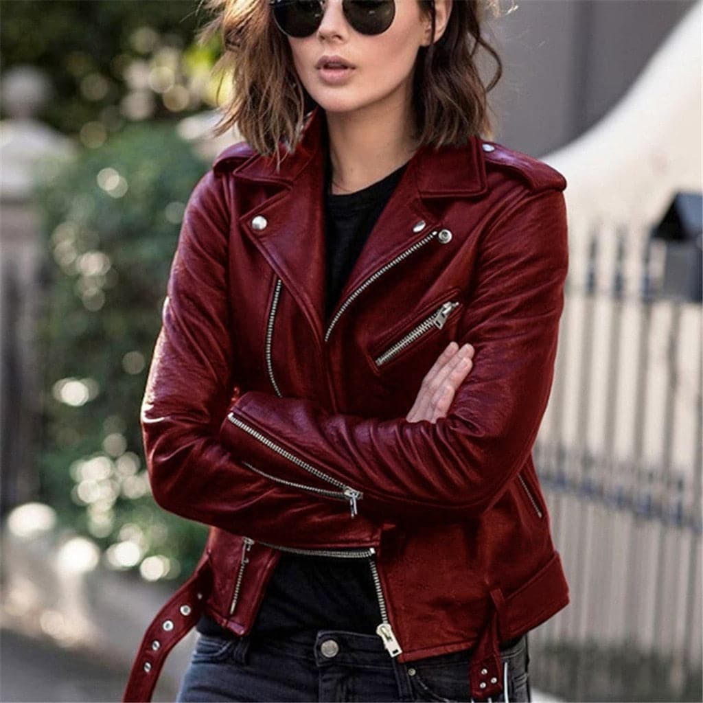 Ariella | Women's Biker Jacket — Bold & Timeless Style