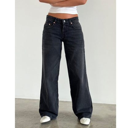 Jasmine Women's Wide Leg Denim Pants For Women, Comfortable Flattering Fit, All Day Comfort