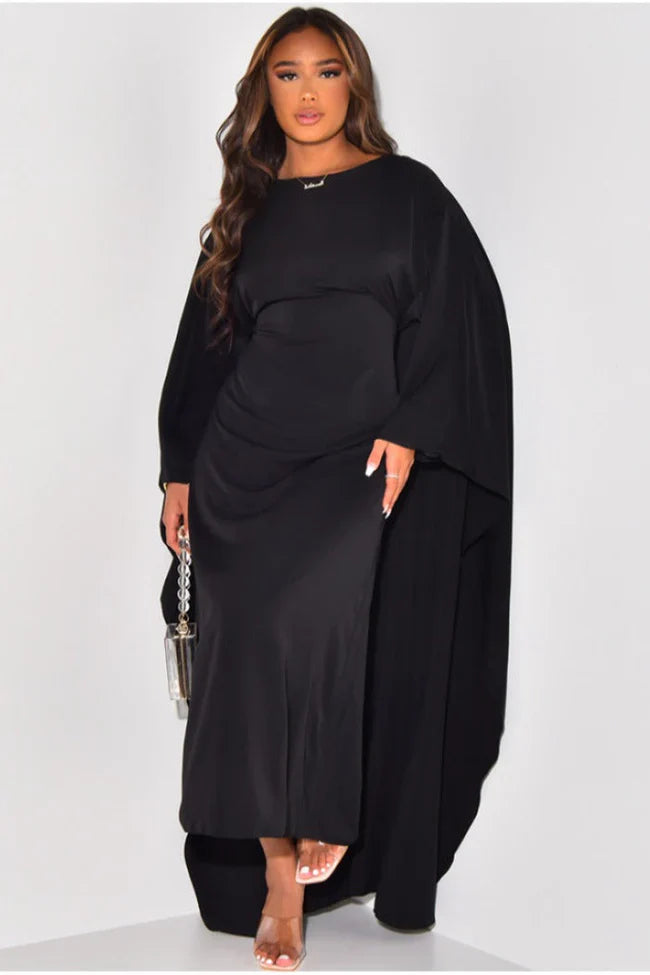 Women’s Elegant Cape Sleeve Dress | Wedding Guest