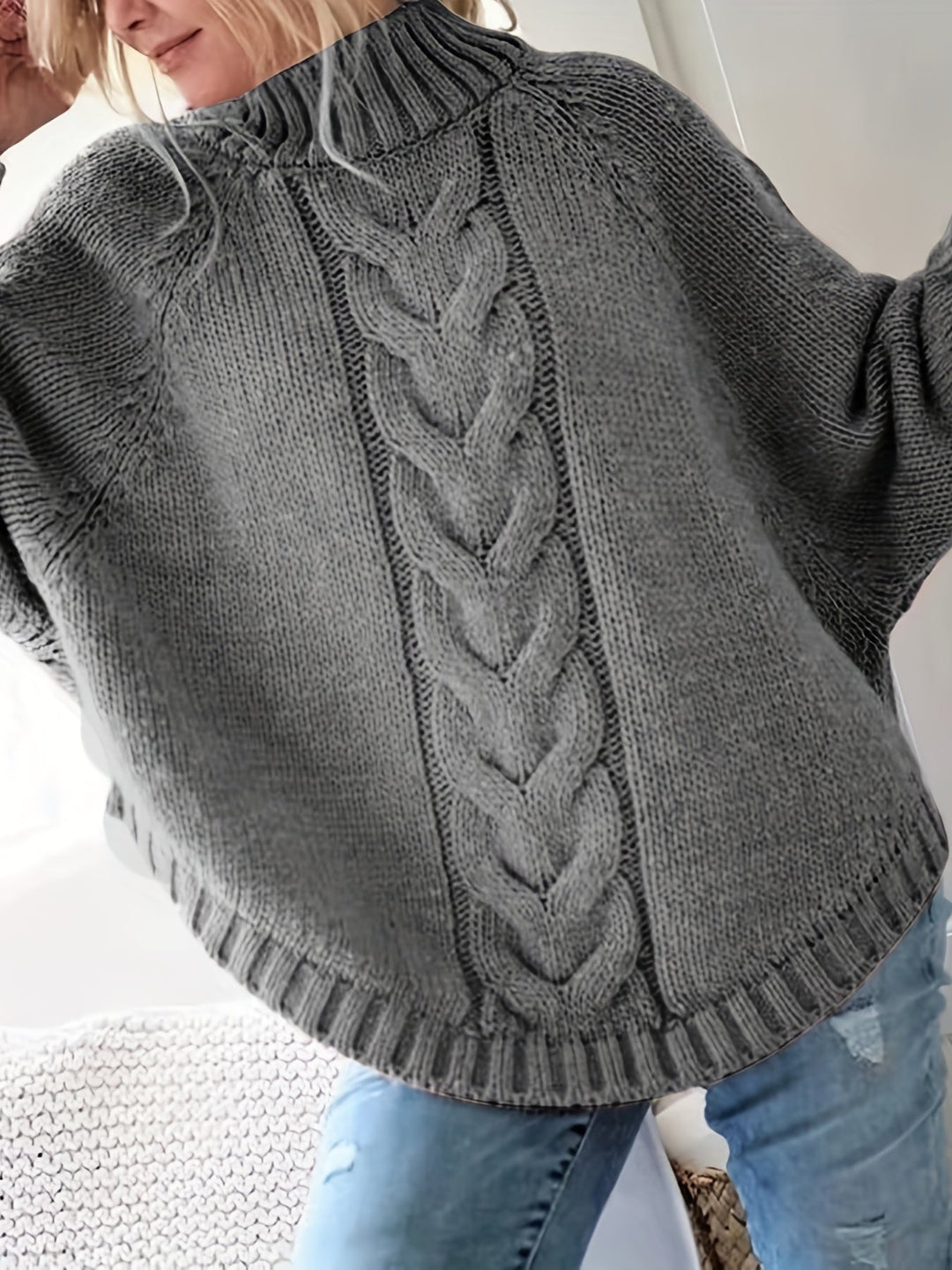 Mila Comfortable Knitted Sweater For Women Classic Design All Season Cozy Knitwear