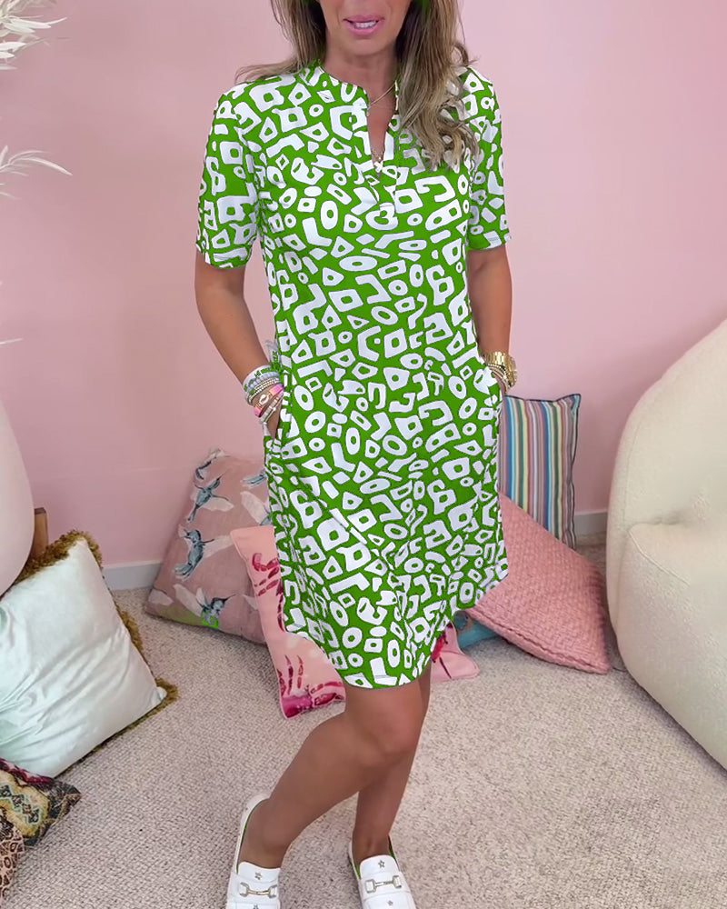 Daphne | Chic Summer Dress – Airy Silhouette and Deep Neckline