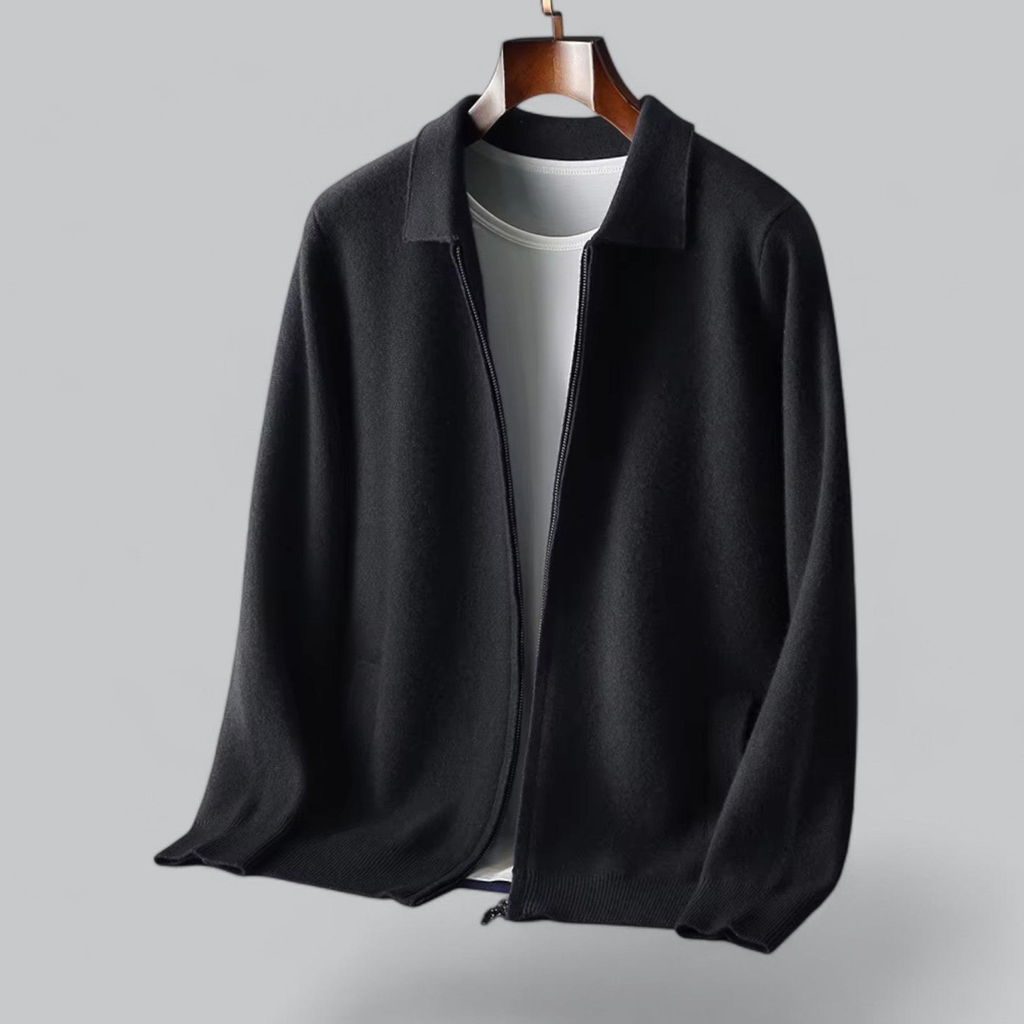Mens Zipper Jacket Premium Comfort And Luxury For Modern Men With Timeless Style