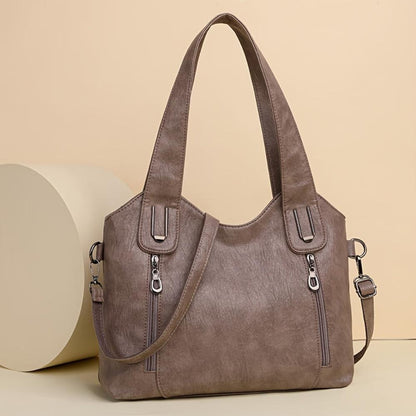 TrendAura Wendy Handbag - All Season Vegan Leather With Structured Design And Dual Handles