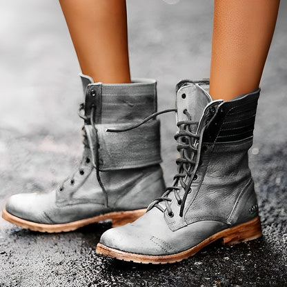Durable Riley leather ankle boots