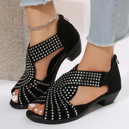 Women's Adjustable Sandals with Buckle Closure and Cushioned Footbed