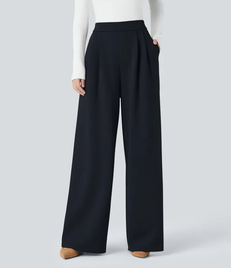 Marit High Waist Pants For Women Classic Elegant Fit With All Day Comfort Ideal For Office And Everyday Wear
