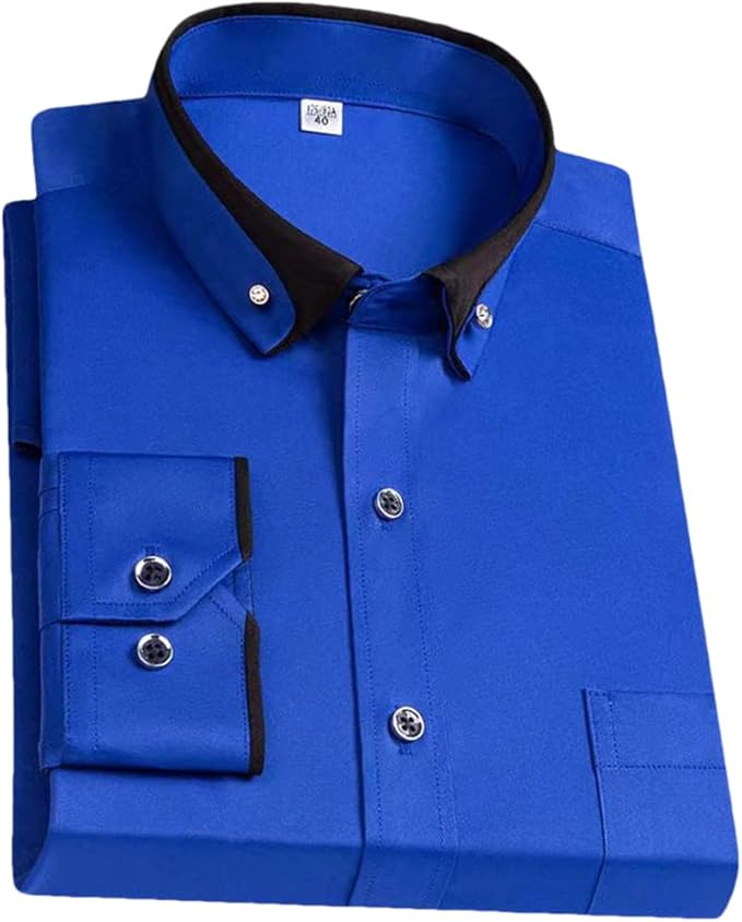 Karle Mens Trendy Long Sleeve Shirt All Day Comfort Versatile Office To Eveningwear