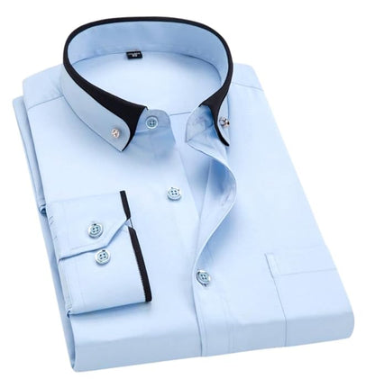 Karle Mens Trendy Long Sleeve Shirt All Day Comfort Versatile Office To Eveningwear